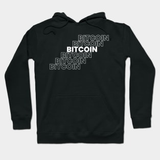 Bitcoin typography Hoodie